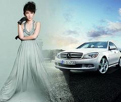 女明星汽车代言,女明星倾情代言，汽车界新风尚